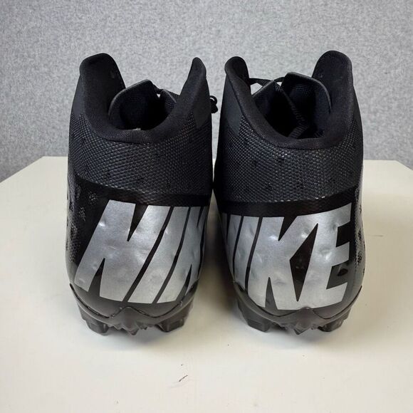 Nike Mens Size 14.5 Hyperfuse Vapor Carbon Elite Black Football Cleats Shoes - Picture 8 of 11